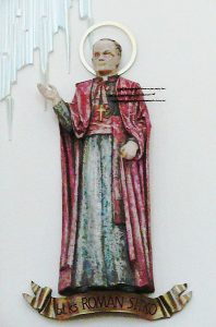 Bł. Roman Sitko z ołtarza w kościele w Pustkowie Osiedlu