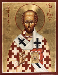 Św. Jan Chryzostom (Złotousty), biskup, patriarcha Konstantynopola, doktor Kościoła