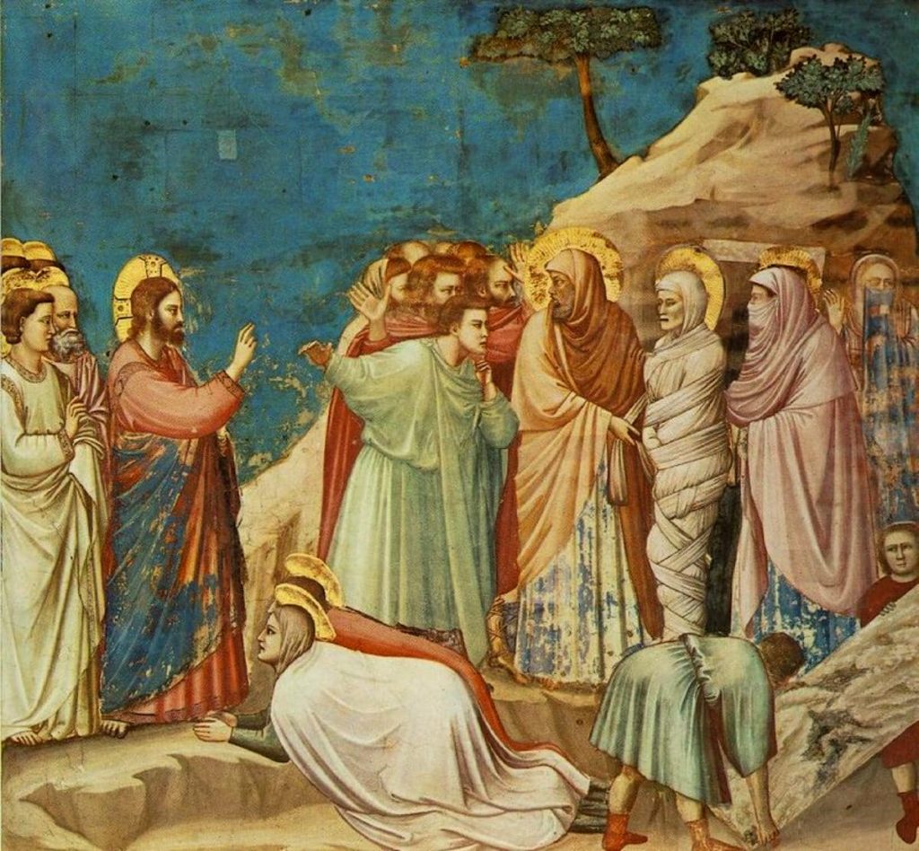 Wskrzeszenie Łazarza. (1266-1337}